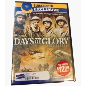 Days Of Glory Blockbuster Exclusive DVD Indigenes Movie